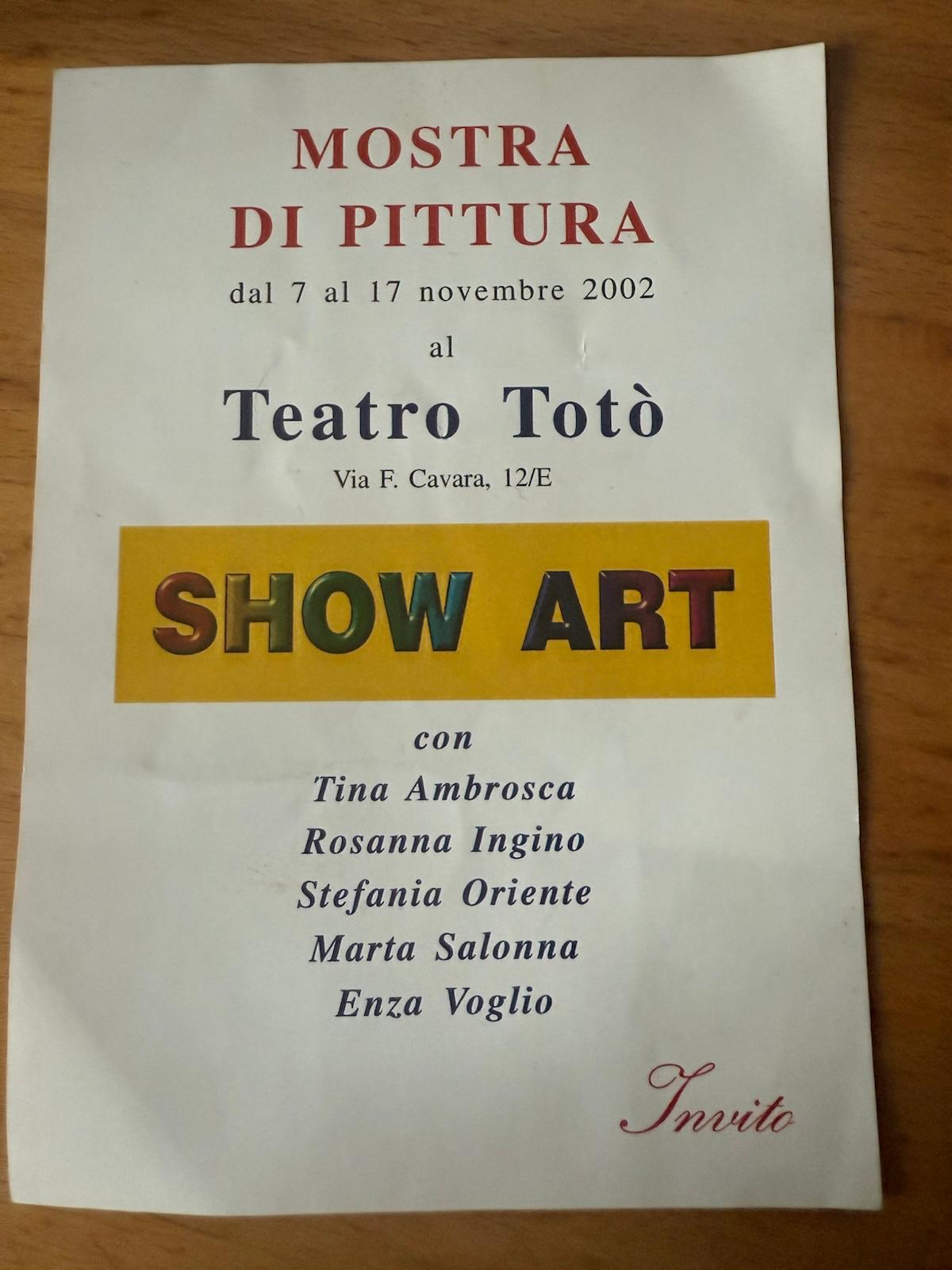 Ricerca artistica: Show Art